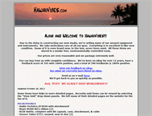 Tablet Screenshot of hawaiivibes.com